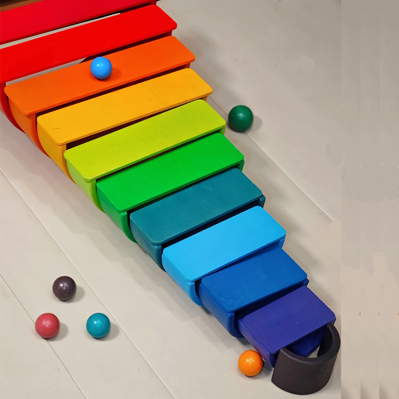 Wooden Rainbow Block Colorful  - đánh giá và giá Kids Education App
