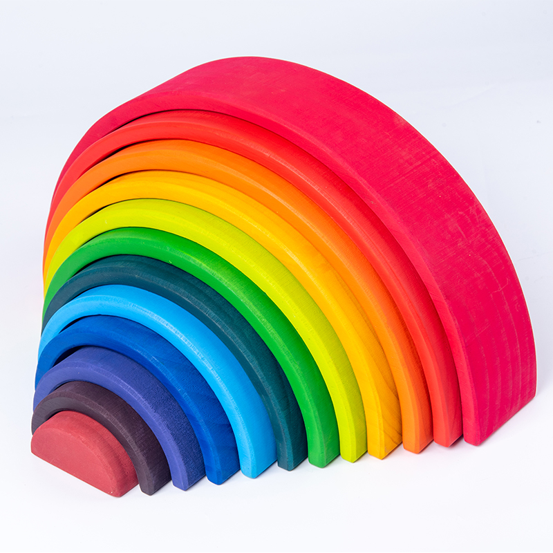 Wooden Rainbow Block Colorful  - đánh giá và giá Kids Education App
