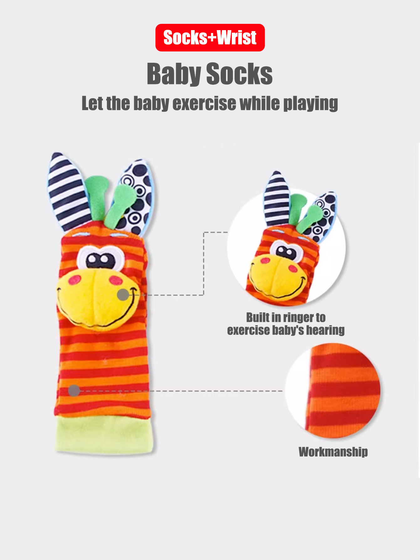 4pcs/Set Baby Infant Wrist Rat - đánh giá và giá Kids Education Things