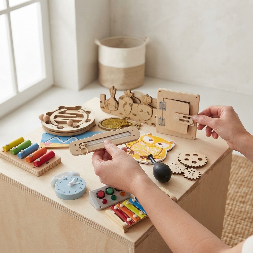 Dinosaur Busy Board Wooden DIY - đánh giá và giá Kids Education Usa