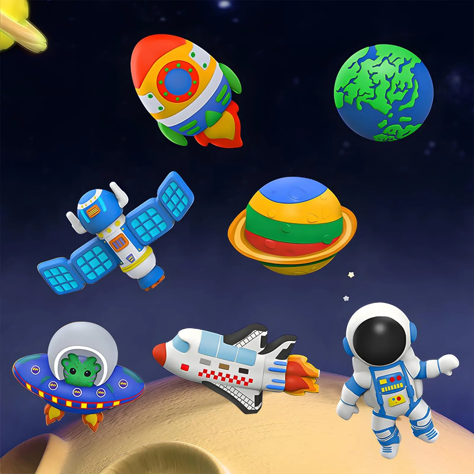 Space DIY Gypsum Kit for Kids  - đánh giá và giá Kids Education App
