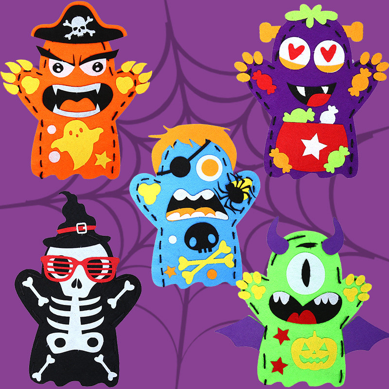 2Pcs Halloween Hand Puppet DIY - đánh giá và giá Kids Education Usa