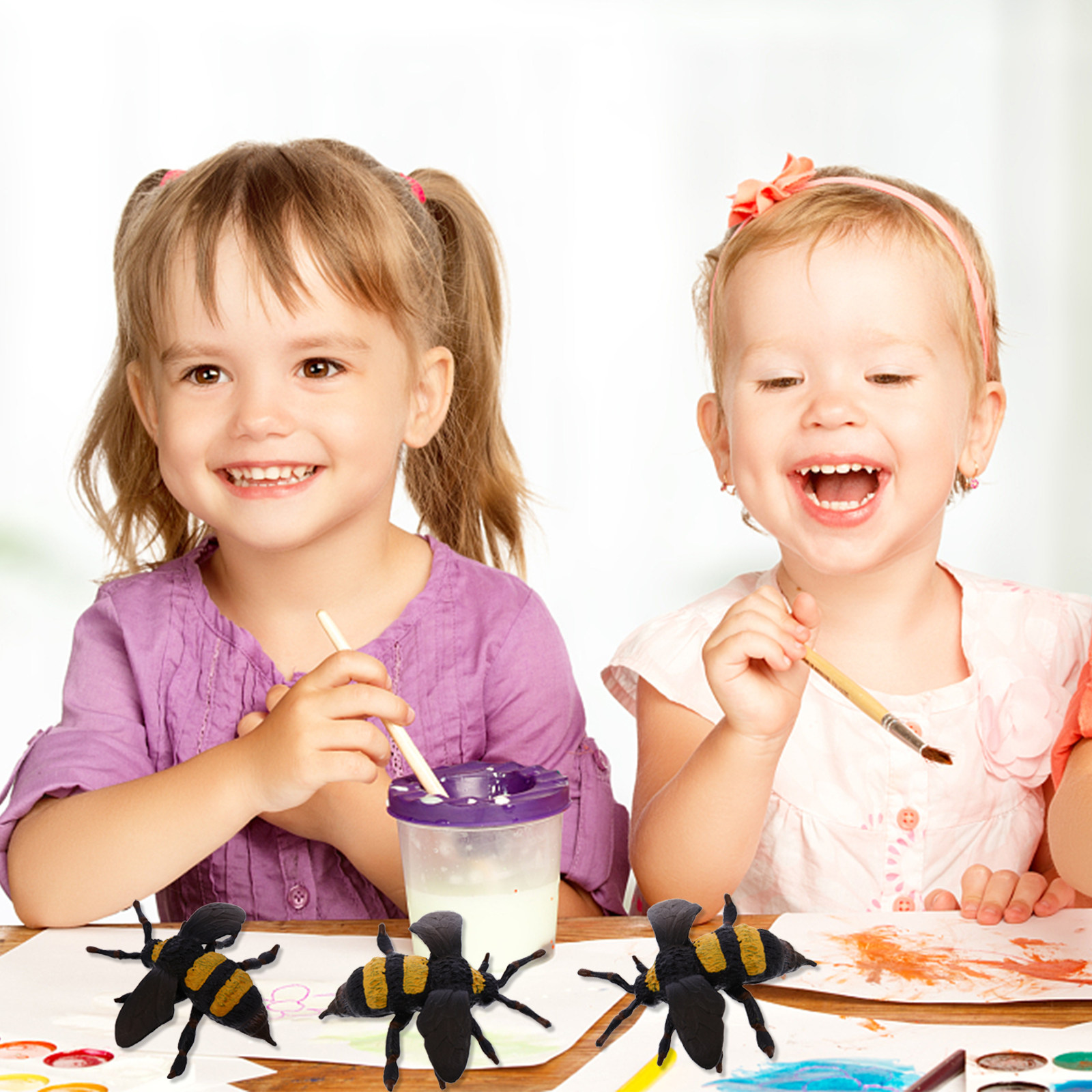 3Pcs Realistic Bee Shape Decor - đánh giá và giá Kids Education Learning