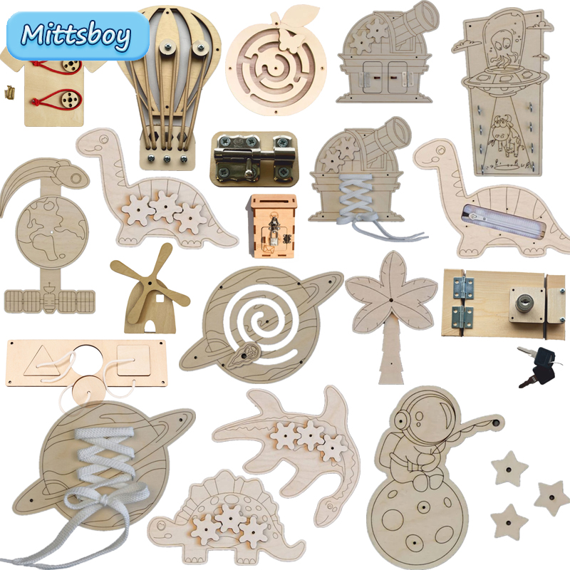 Montessori Busy Board Accessor - đánh giá và giá Kids Education Usa